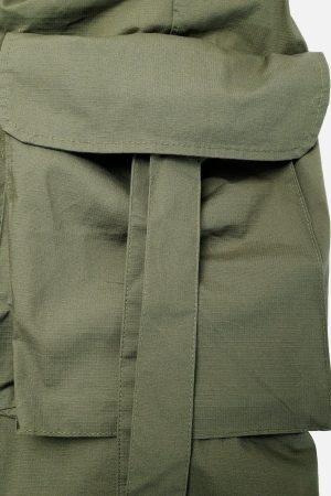 Concert Outfit Woven Ribbon Big Pocket Short