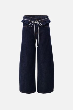 Concert Outfit Wrinkle Waist Barrel Jeans