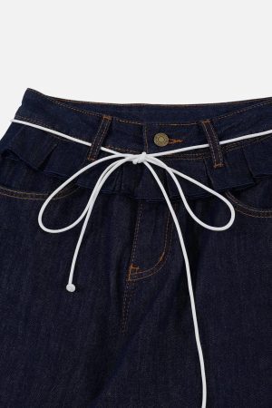 Concert Outfit Wrinkle Waist Barrel Jeans