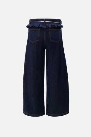 Concert Outfit Wrinkle Waist Barrel Jeans