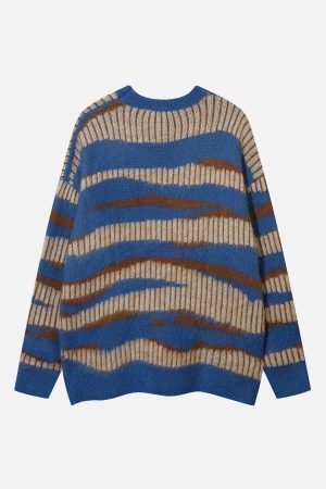 Concert Outfit Zebra Print Mohair Sweater