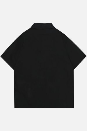 Concert Outfit Zip Patchwork Tee