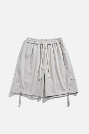 Concert Outfit ZIP UP Drawstring Shorts