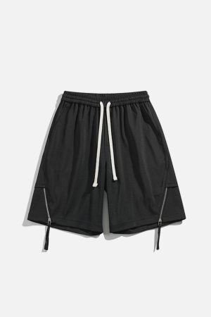 Concert Outfit ZIP UP Drawstring Shorts