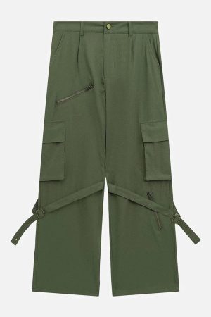Concert Outfit Zip Up Vintage Cargo Pants