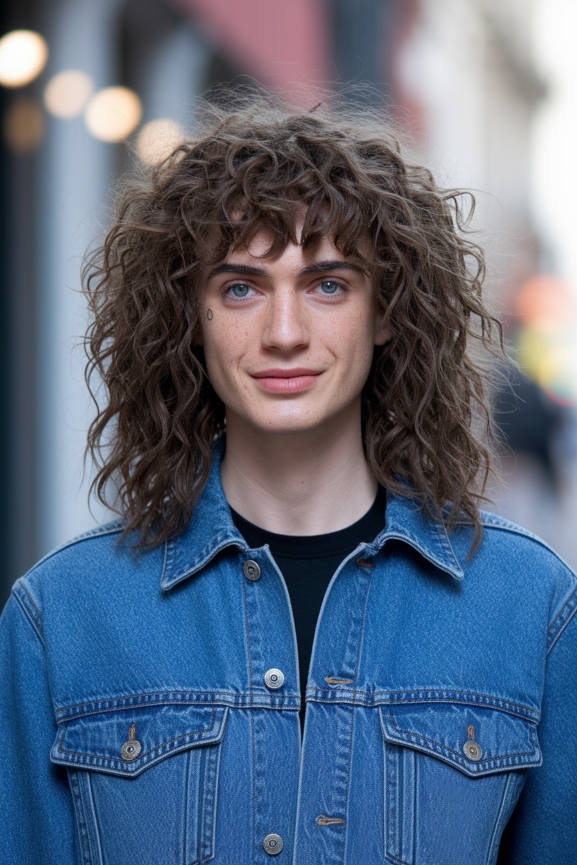 Curly Hair Cuts with Layers and Bangs for 2023 outfit idea
