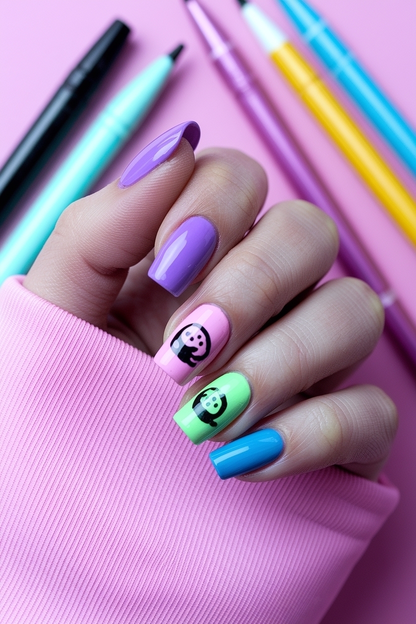 Cute Back to School Nails Acrylic: Fun Styles for Students outfit idea