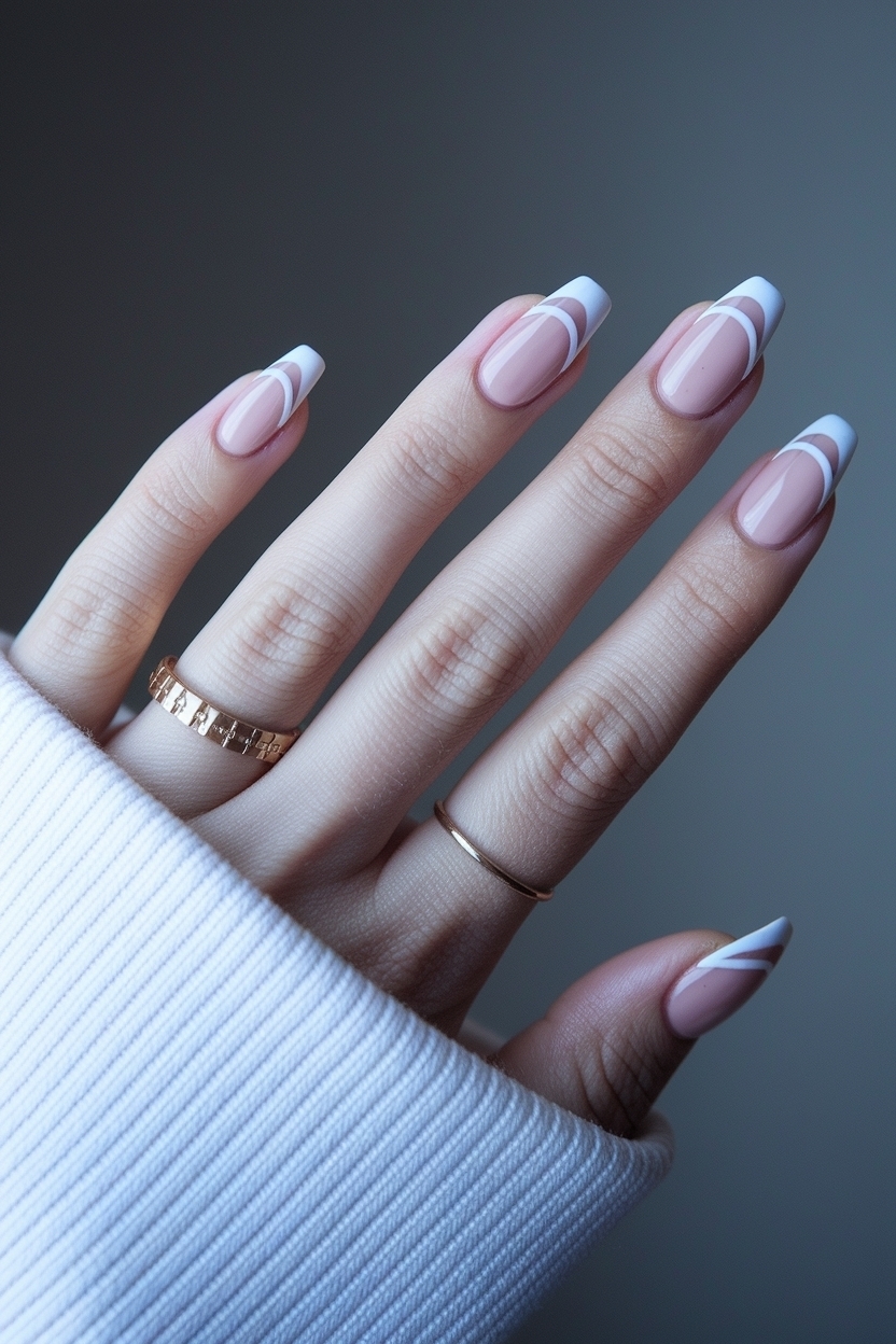 Cute Short French Tip Nails: Sweet Styles for Any Occasion outfit idea