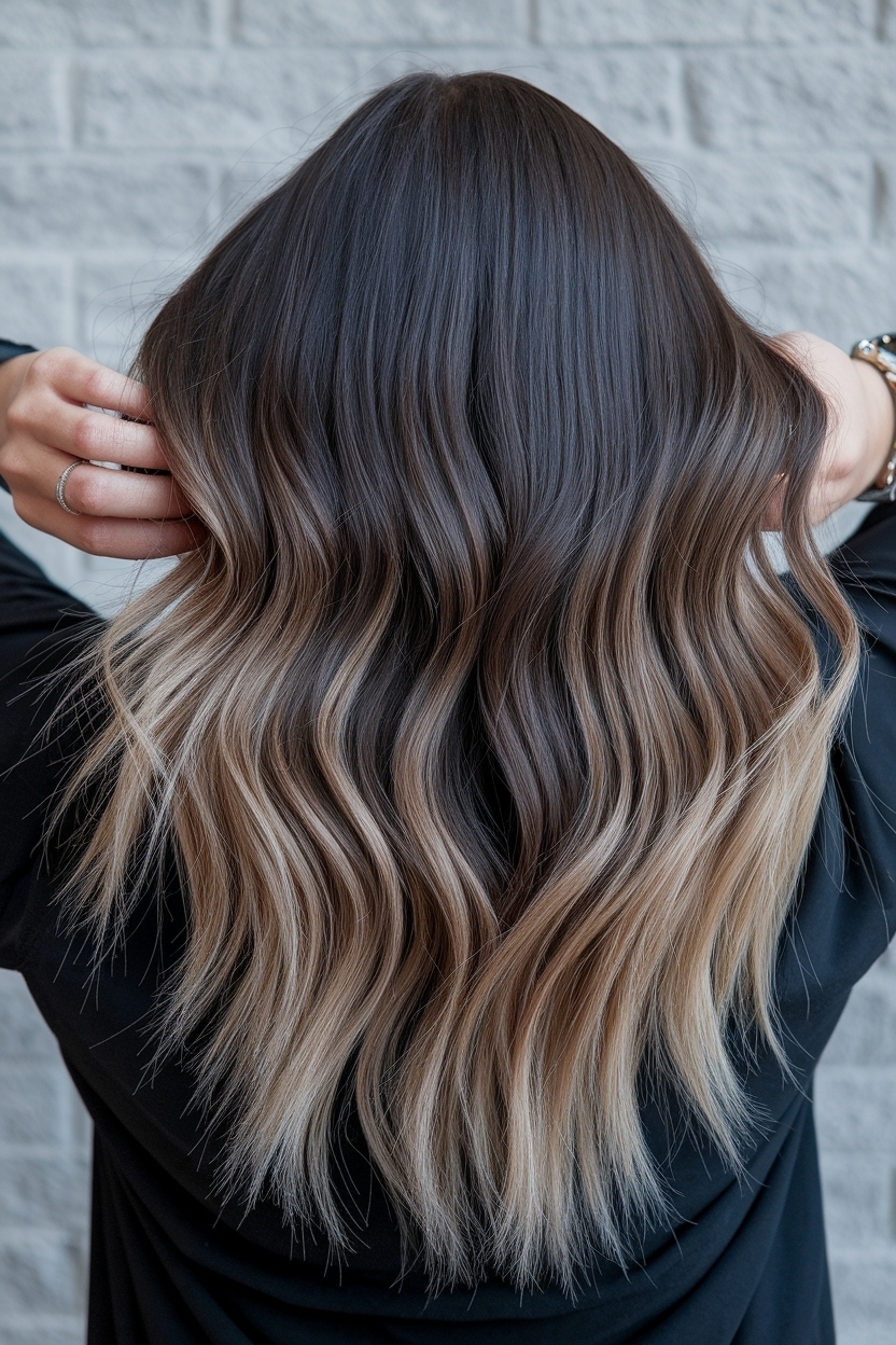 Dark Hair to Light Before and After Transformations outfit idea