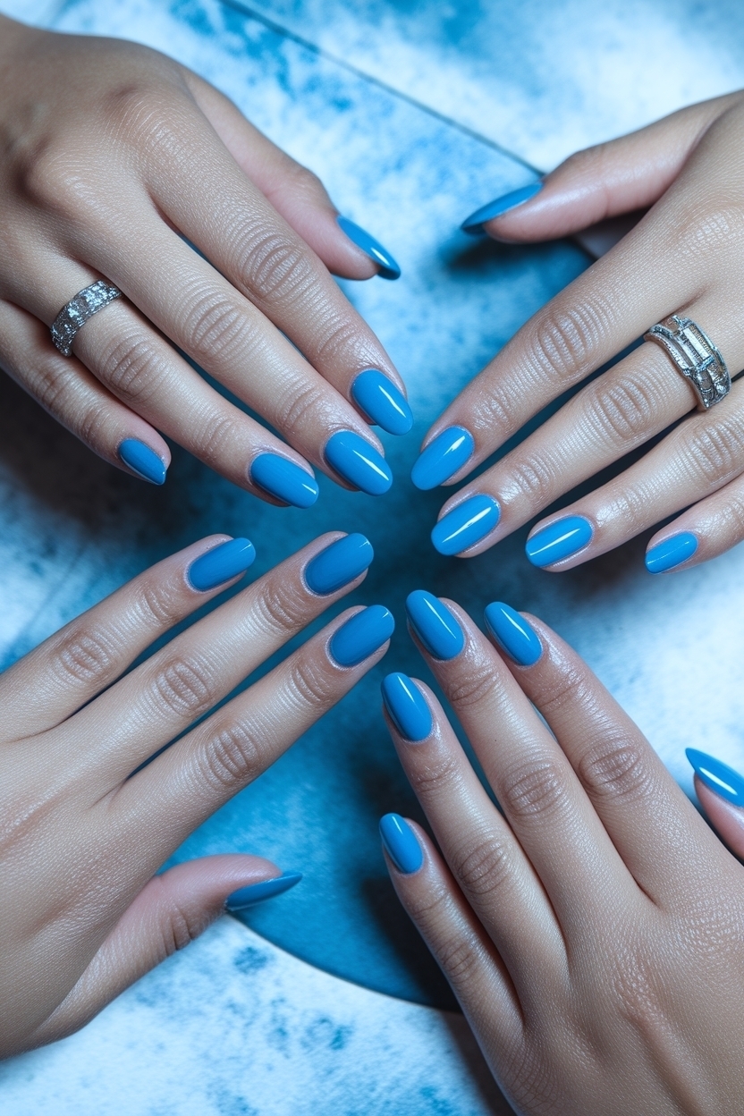 Different Shades of Blue Nails: Find Your Perfect Match outfit idea