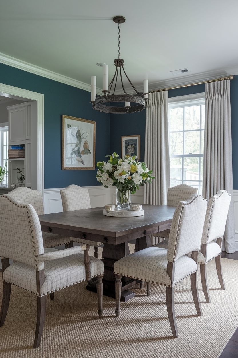 Dining Room with Chair Rail Paint Ideas to Inspire outfit idea