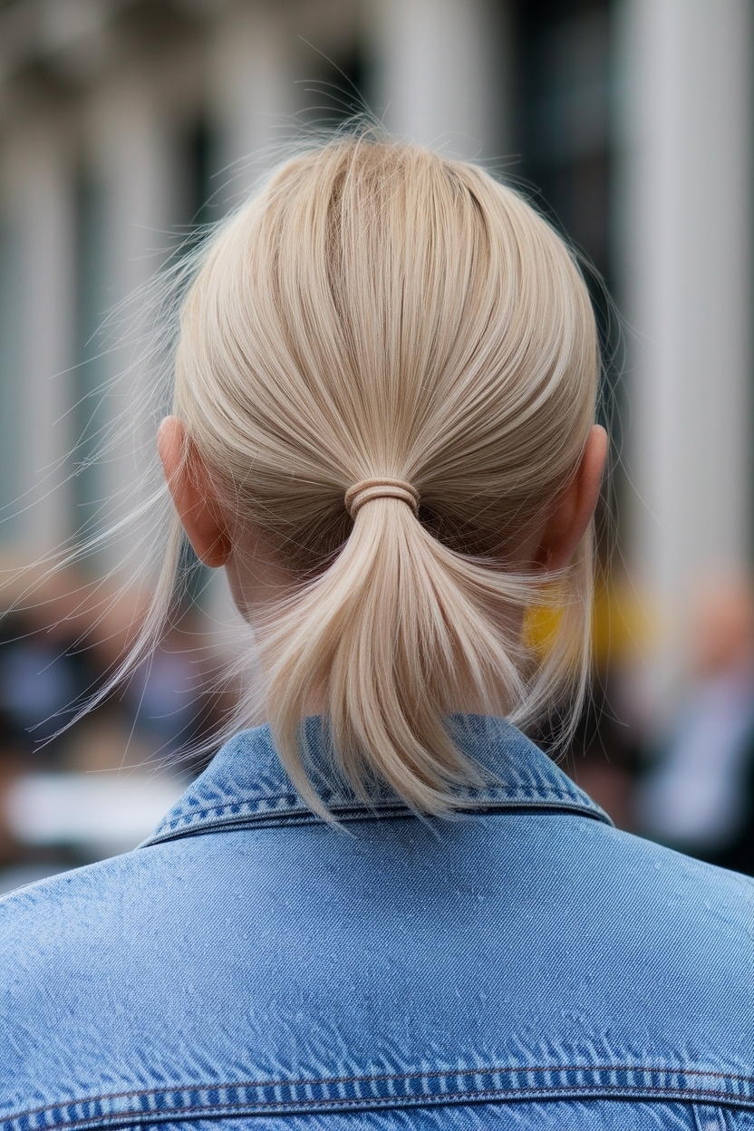 Easy and Cute Hairstyles for Medium Hair This Season outfit idea