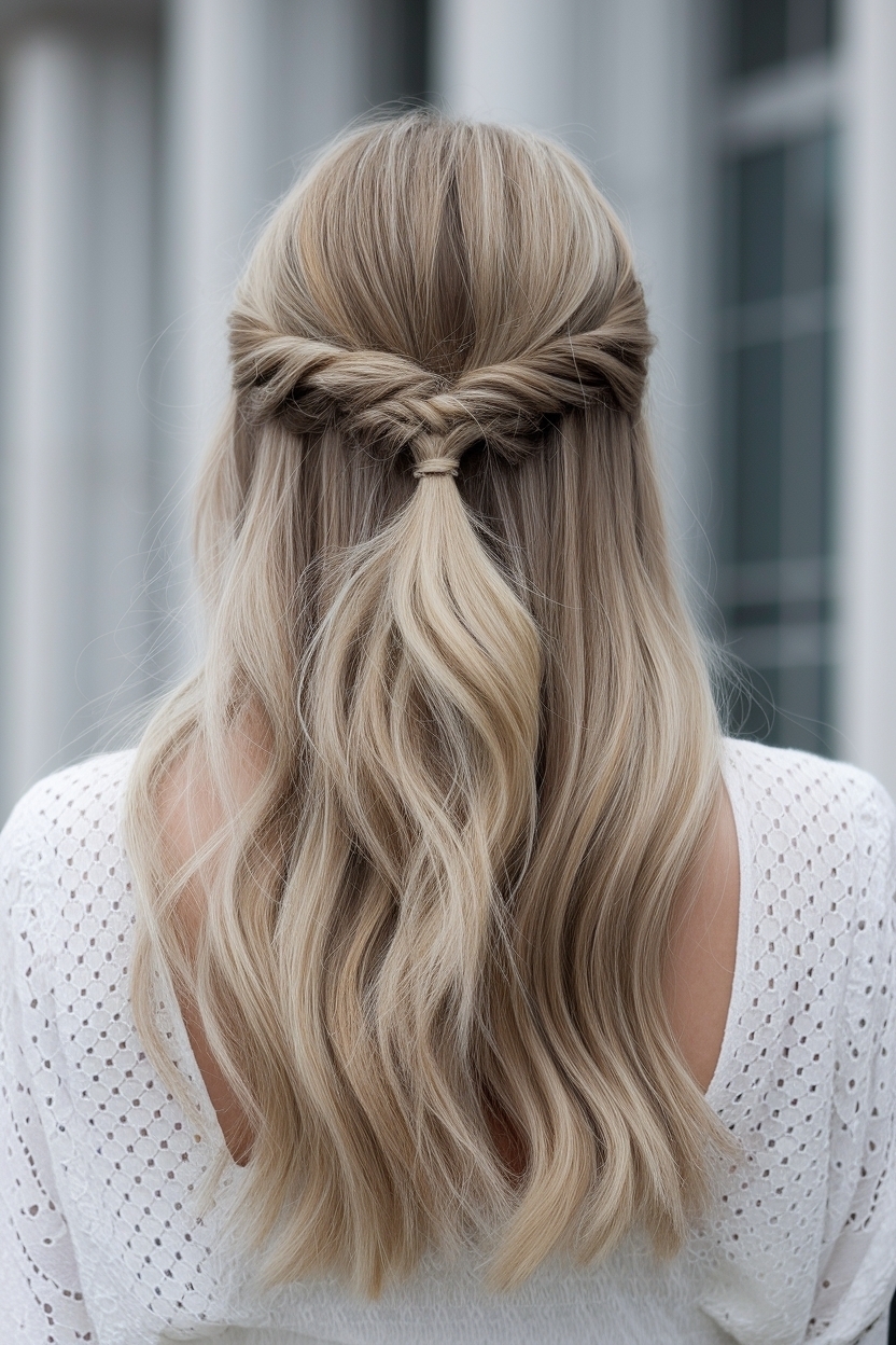 Easy Half Up Half Down Hairstyles Formal for Every Event outfit idea