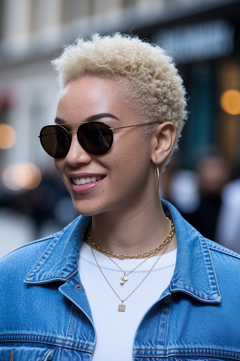 Easy Protective Styles for Natural Hair Short and Chic outfit idea