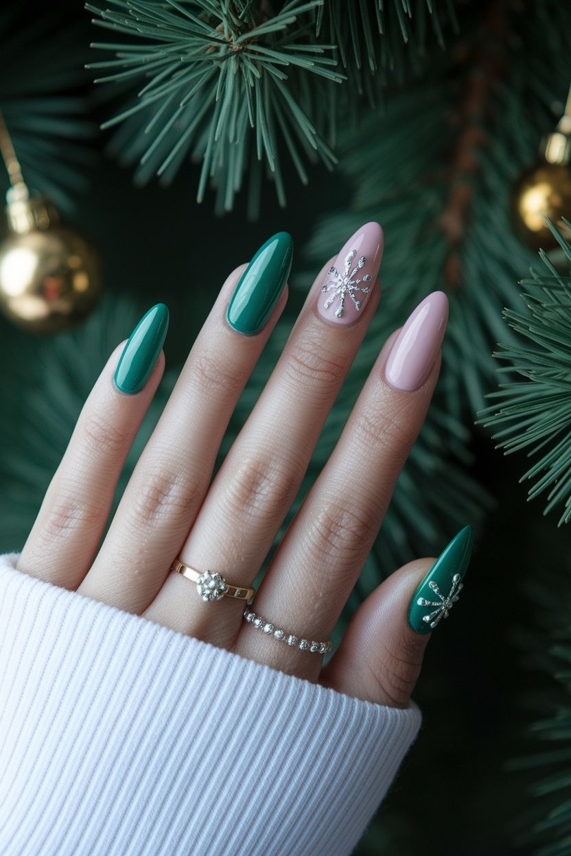 Elegant Christmas Nails Classy Holidays for All Occasions outfit idea