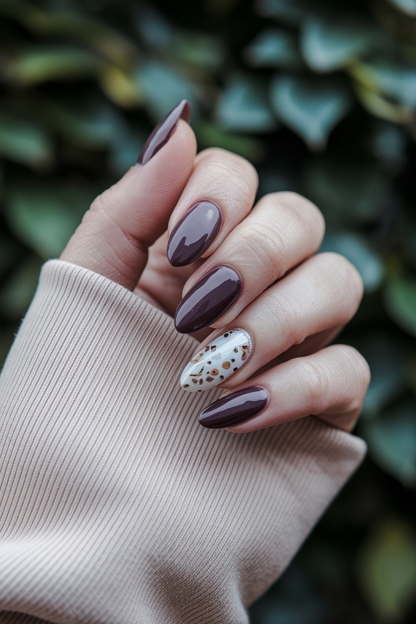 Stunning Fall Nail Designs Almond Shape to Try This Season outfit idea