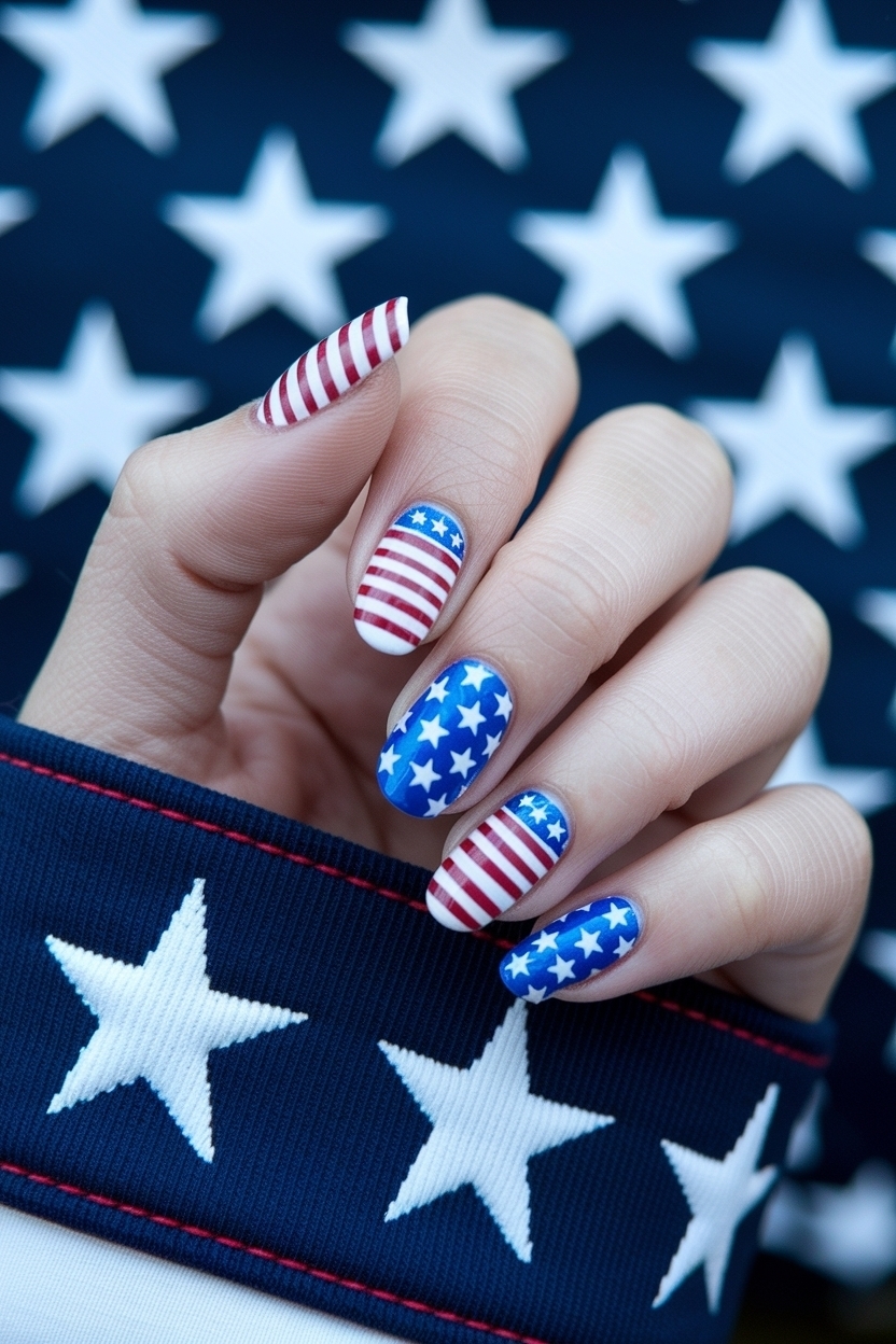 Fourth of July Nails Short: Festive Designs outfit idea