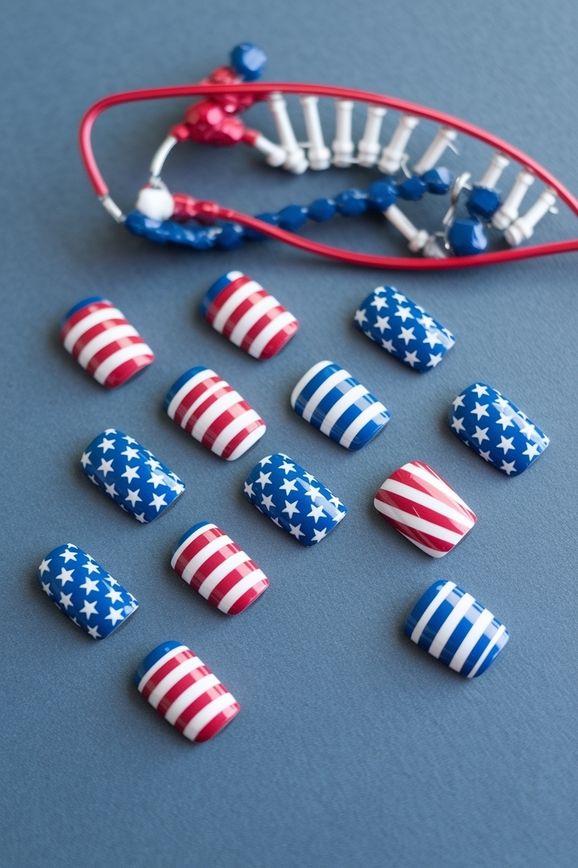 Fourth of July Nails Simple: Easy Inspirations outfit idea