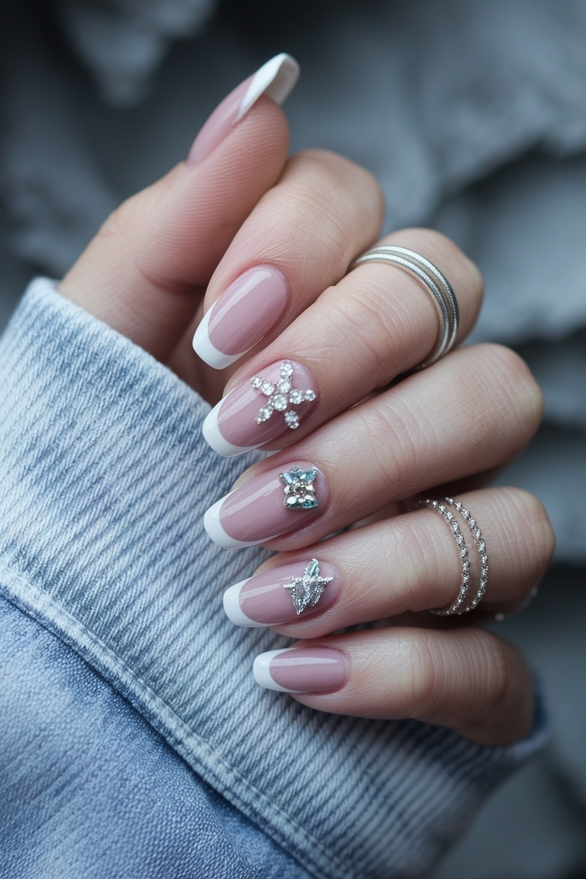 Adding Charm: French Tip Nails with Charms You’ll Love outfit idea