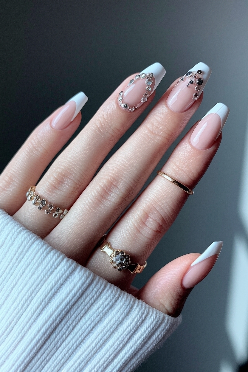 French Tip Nails with Design: Elevate Your Nail Game outfit idea