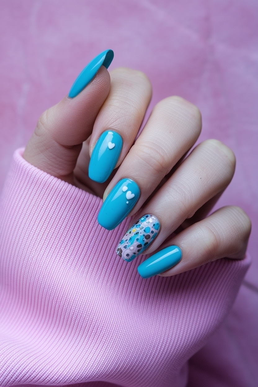 Gender Reveal Nails Ideas Simple: Subtle Yet Stunning outfit idea