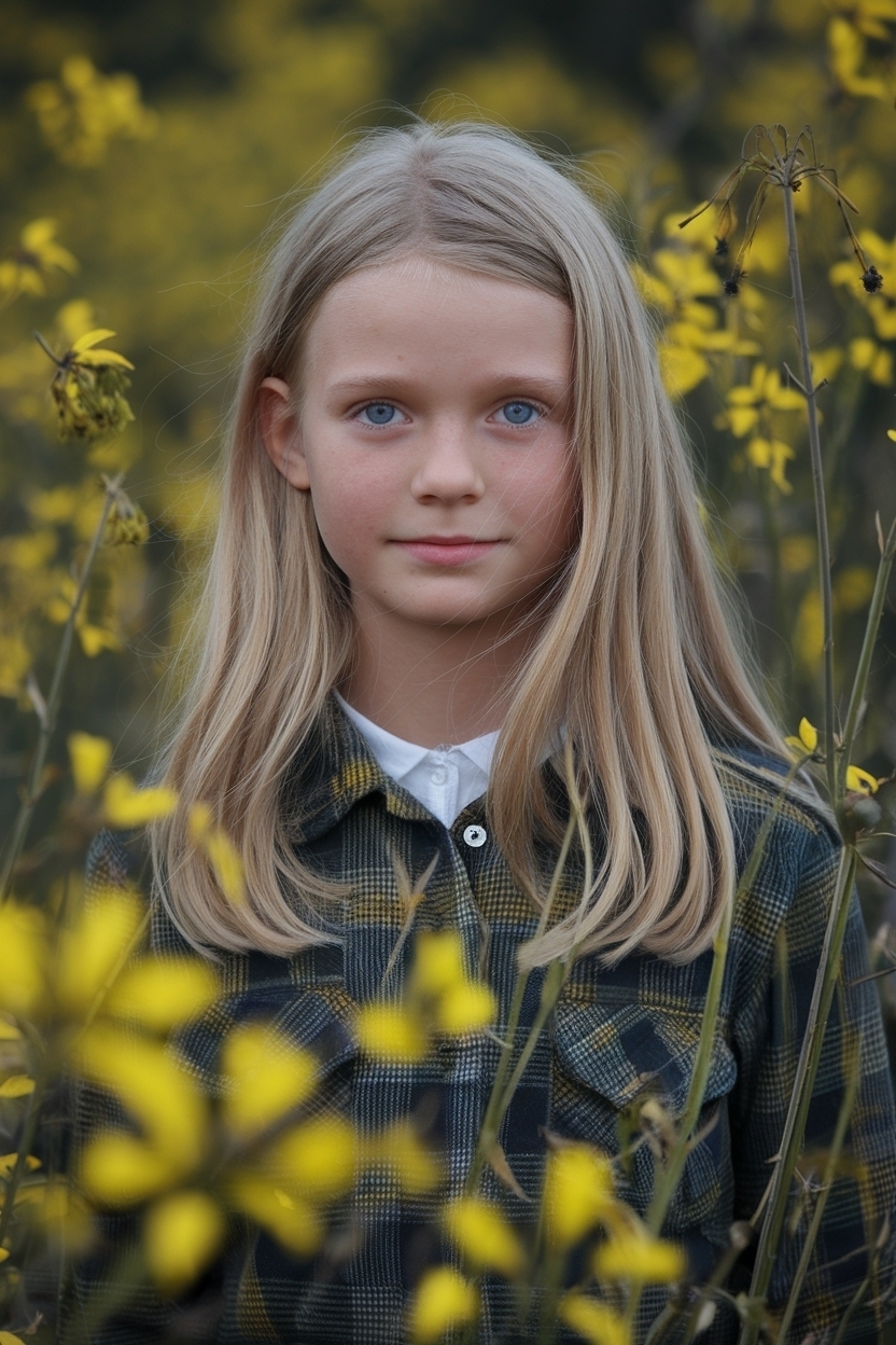 Girl with Blonde Hair and Blue Eyes: Style Inspiration outfit idea