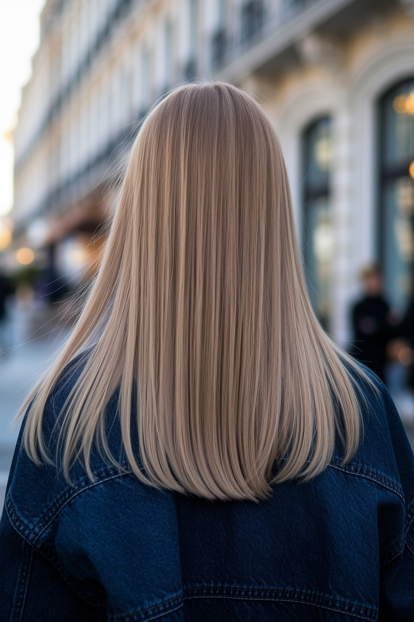 Stylish Hair Cuts for Straight Hair Medium Long Looks outfit idea