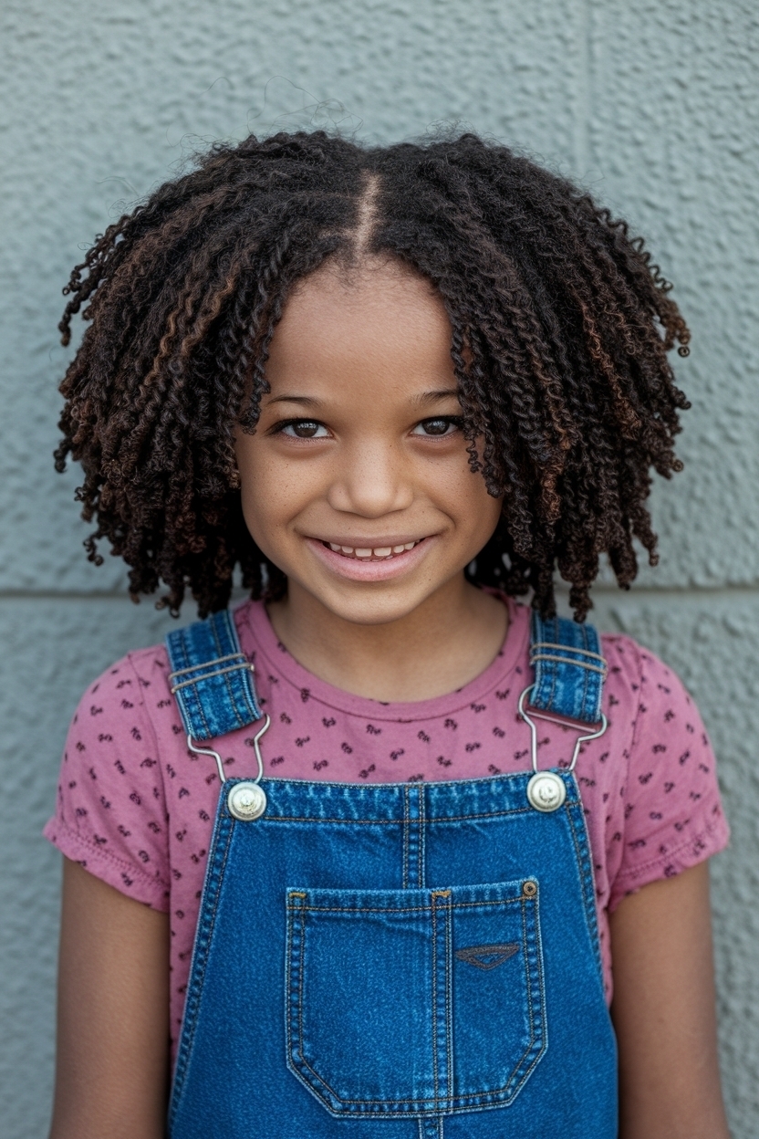 Hair Styles for 10 Year Girl Black: Stylish Choices outfit idea