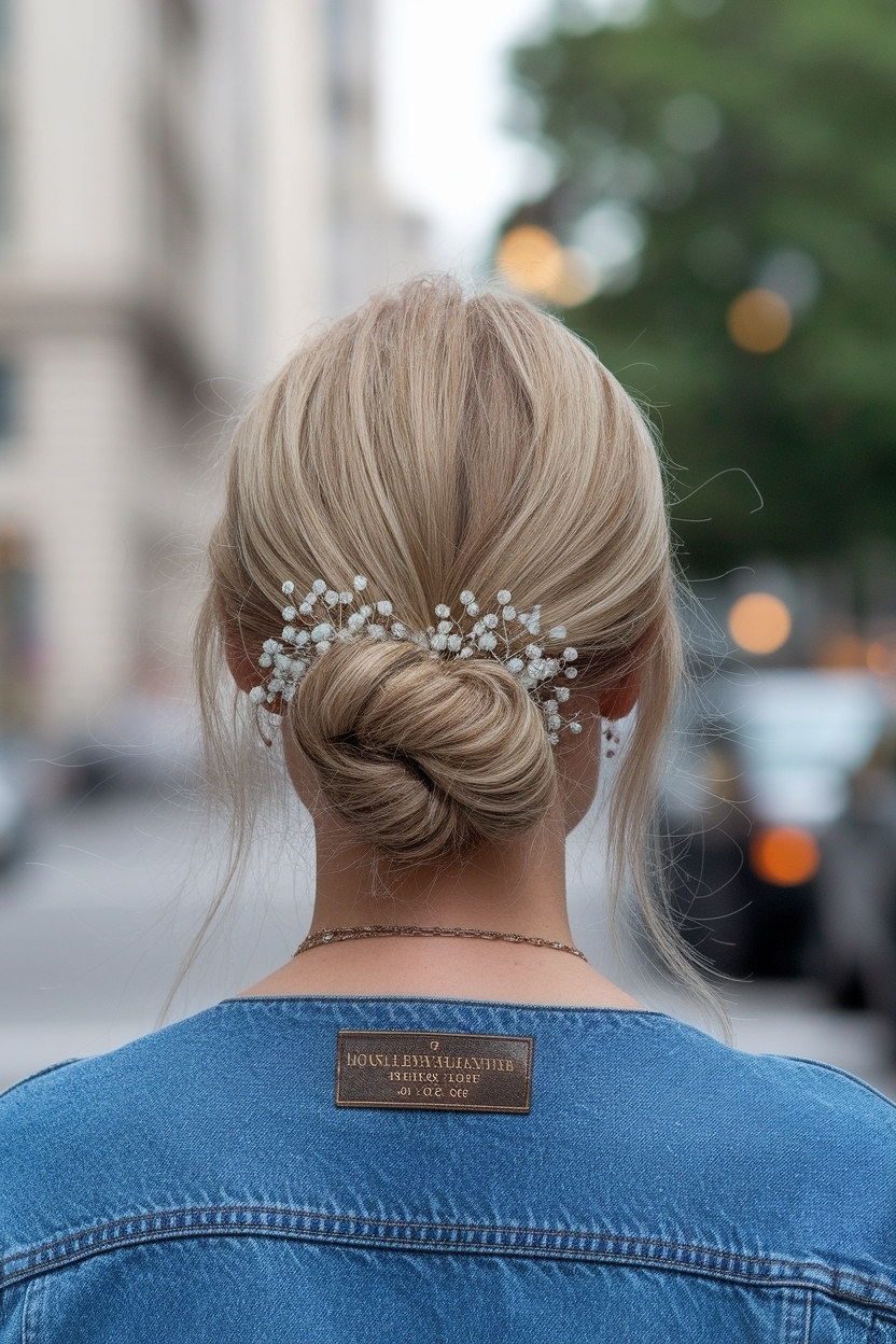 Chic Hair Styles for Long Hair Length Updo Ideas outfit idea