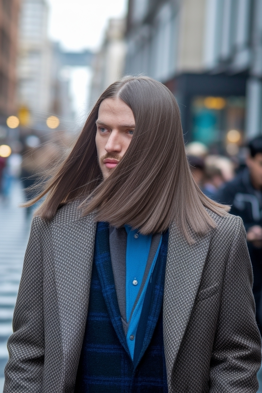 Hair Styles for Men with Straight Hair: Stylish Ideas outfit idea