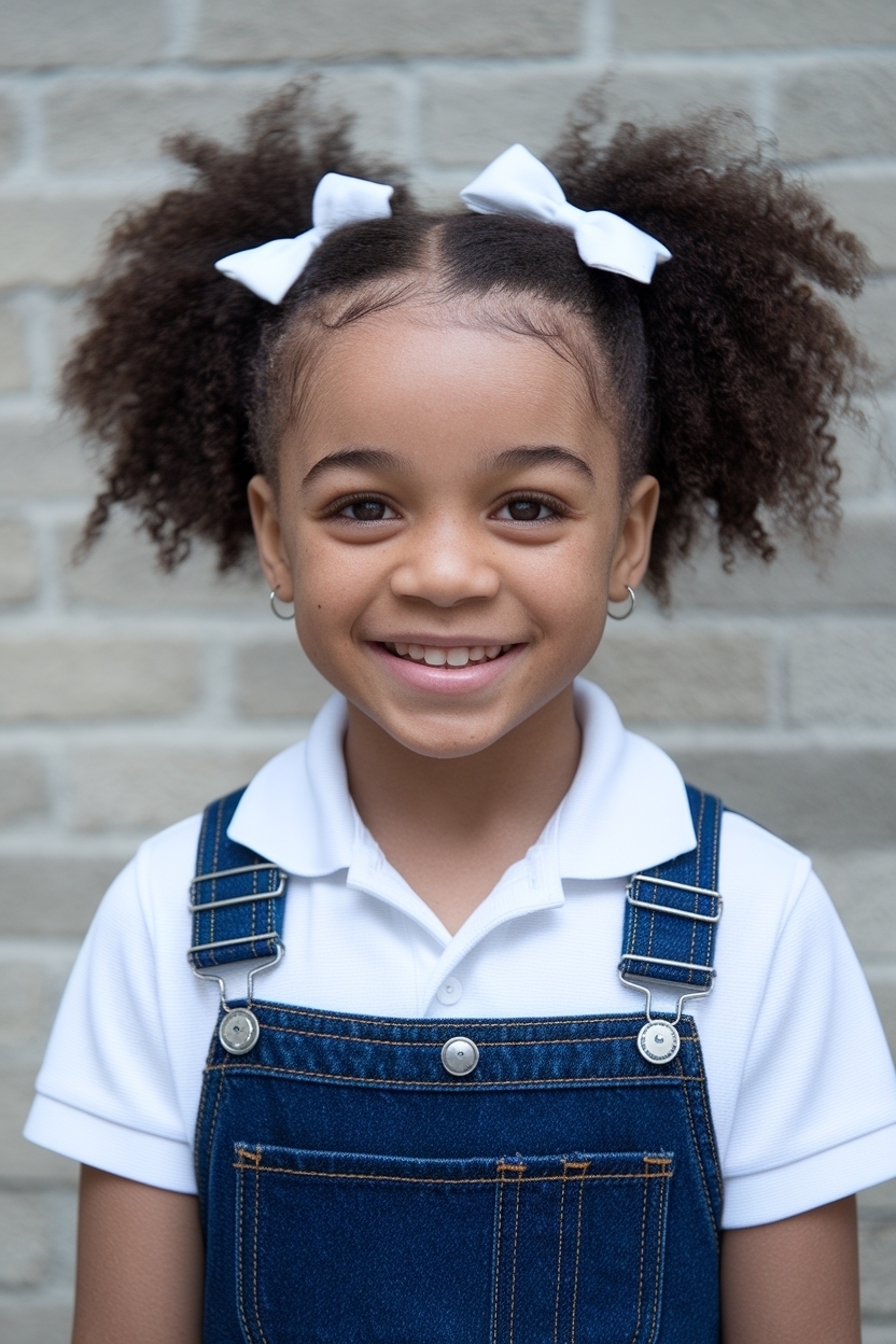 Hair Styles for School Easy Kids Black Natural Options outfit idea