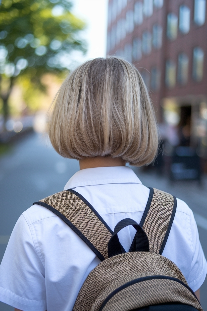 Hair Styles for Short Hair for School: Chic Options outfit idea