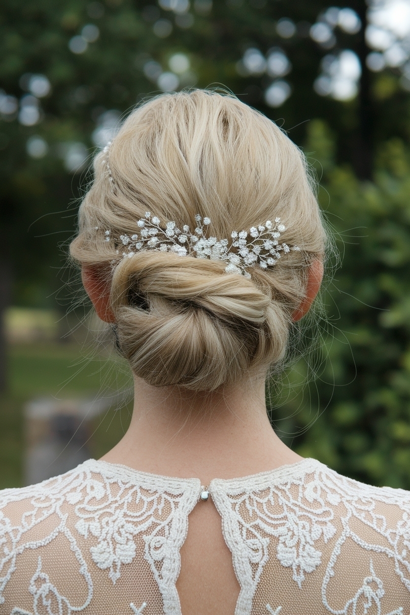 Hair Styles for Short Hair for Weddings: Top Picks outfit idea