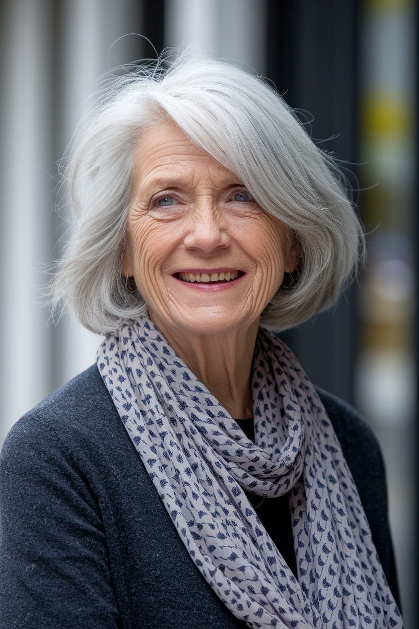 Hair Styles for Women Over 70 Grey: Chic Styles outfit idea