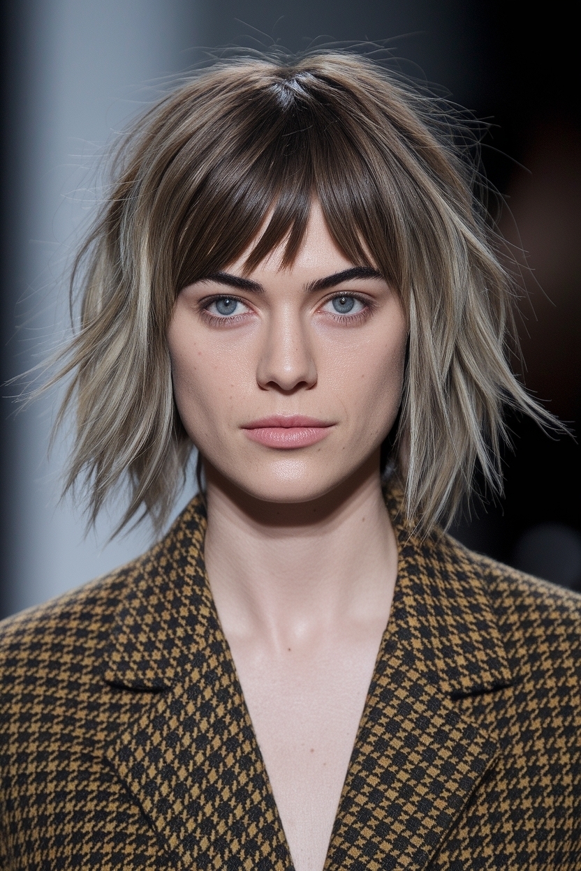 Haircut for Medium Length Hair Layered Face Framing Ideas outfit idea