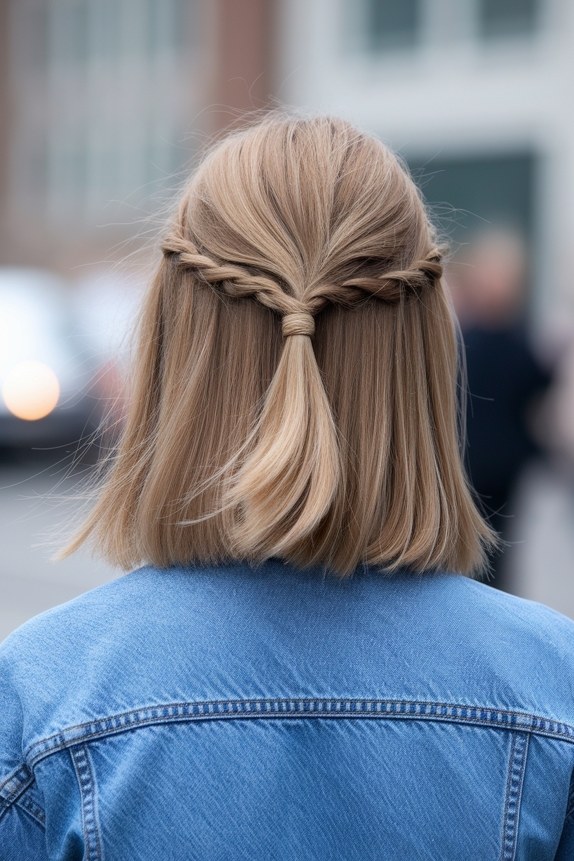 Hairstyles for Medium Length Hair for School: Chic Looks outfit idea