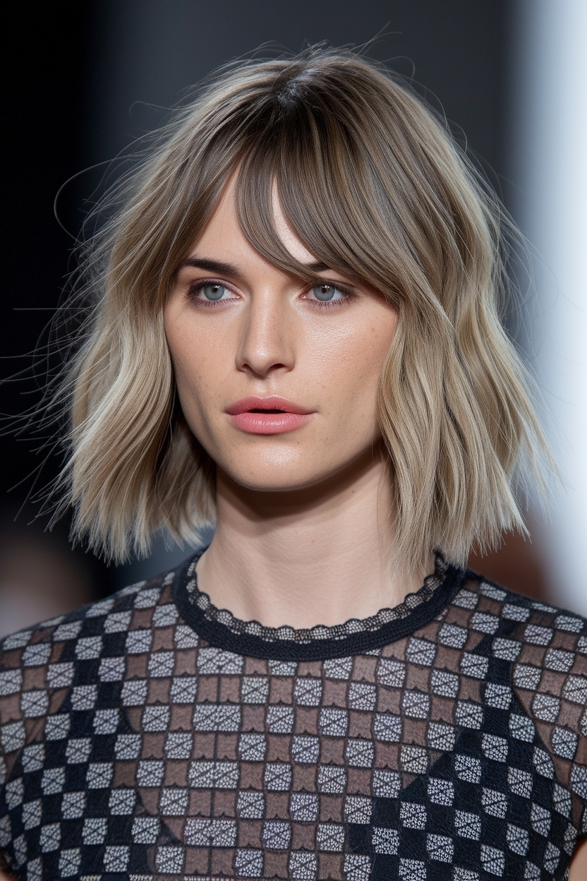 Hairstyles for Medium Length Hair with Layers for Volume outfit idea