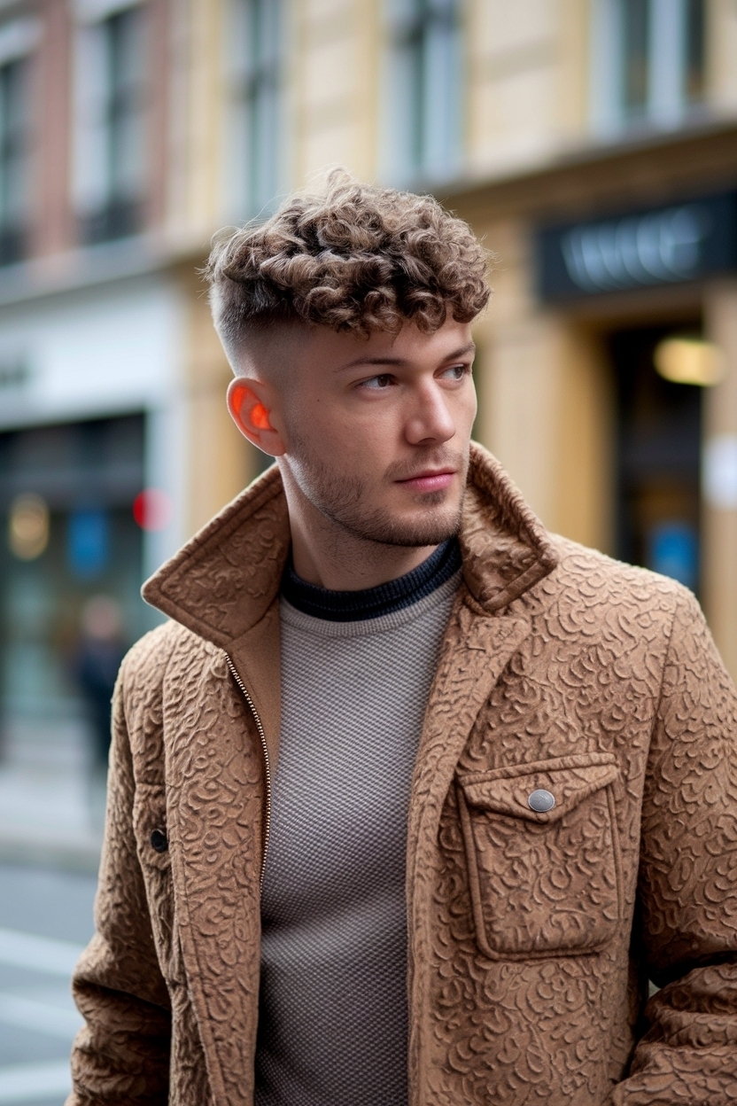Hairstyles for Men Curly Hair Short Wavy: Effortless Styles outfit idea