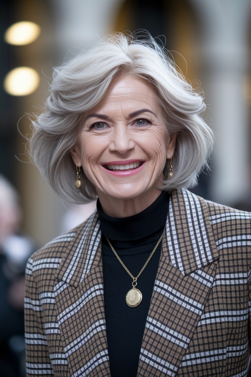 Hairstyles for Women Over 50 in 2025: Elegant Choices outfit idea