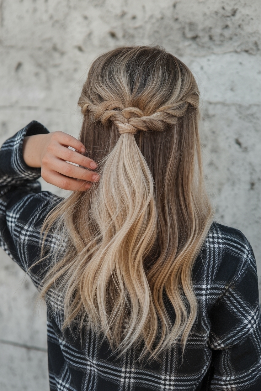 Perfecting Half Up Half Down Medium Length Hair Styles outfit idea