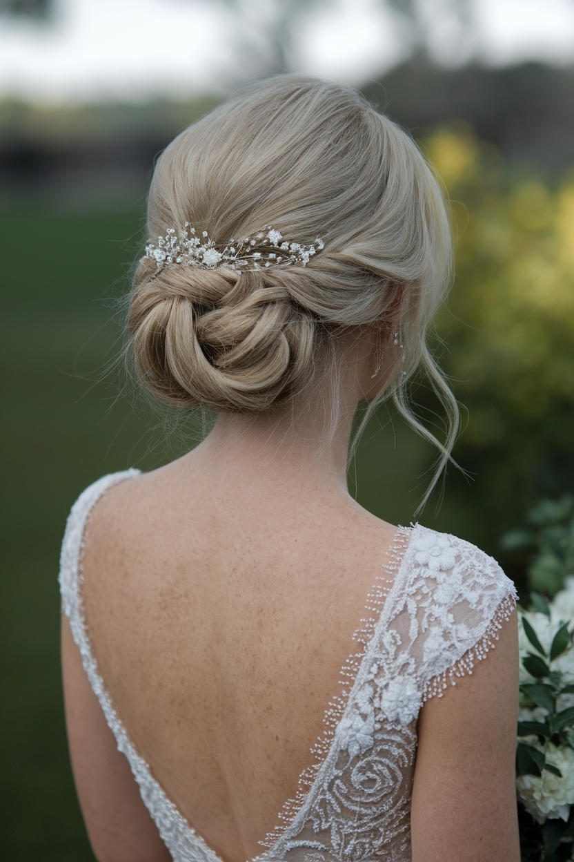 Half Up Half Down Wedding Hair Short Shoulder Length Styles outfit idea