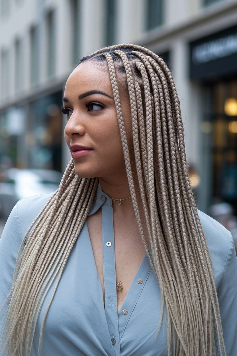 Latest Hair Braids Styles 2025 for Women: Fashionable Looks outfit idea