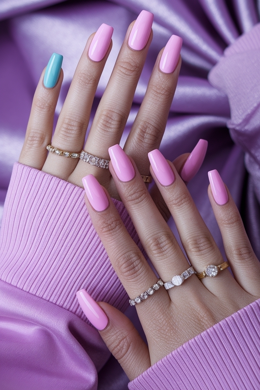 Trendy Lesbian Nails Acrylic Two Short Designs outfit idea