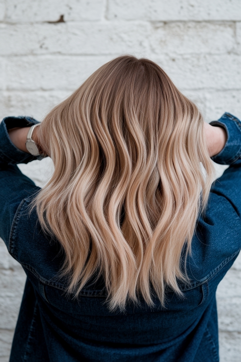 Creating Depth with Brown Hair with Caramel and Blonde Highlights outfit idea