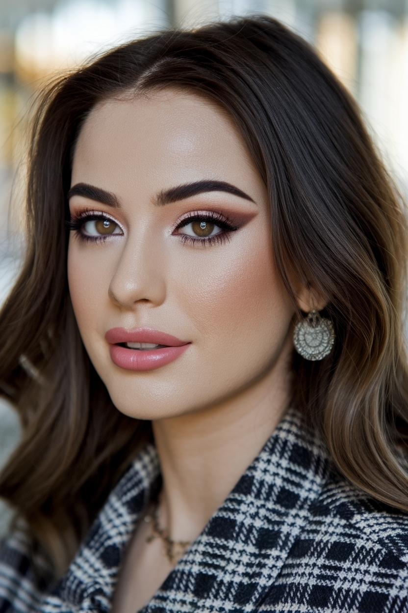 Make Up Ideas for Brown Eyes Brunettes You’ll Love outfit idea