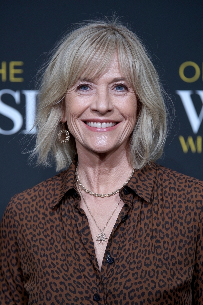 Medium Hair Styles for Women Over 50: Flattering and Modern outfit idea