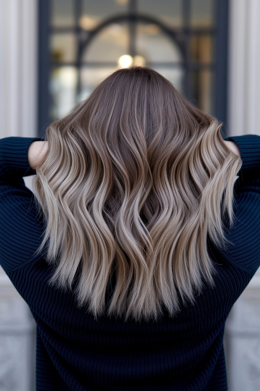 Versatile Medium Length Haircut for Thick Wavy Hair outfit idea