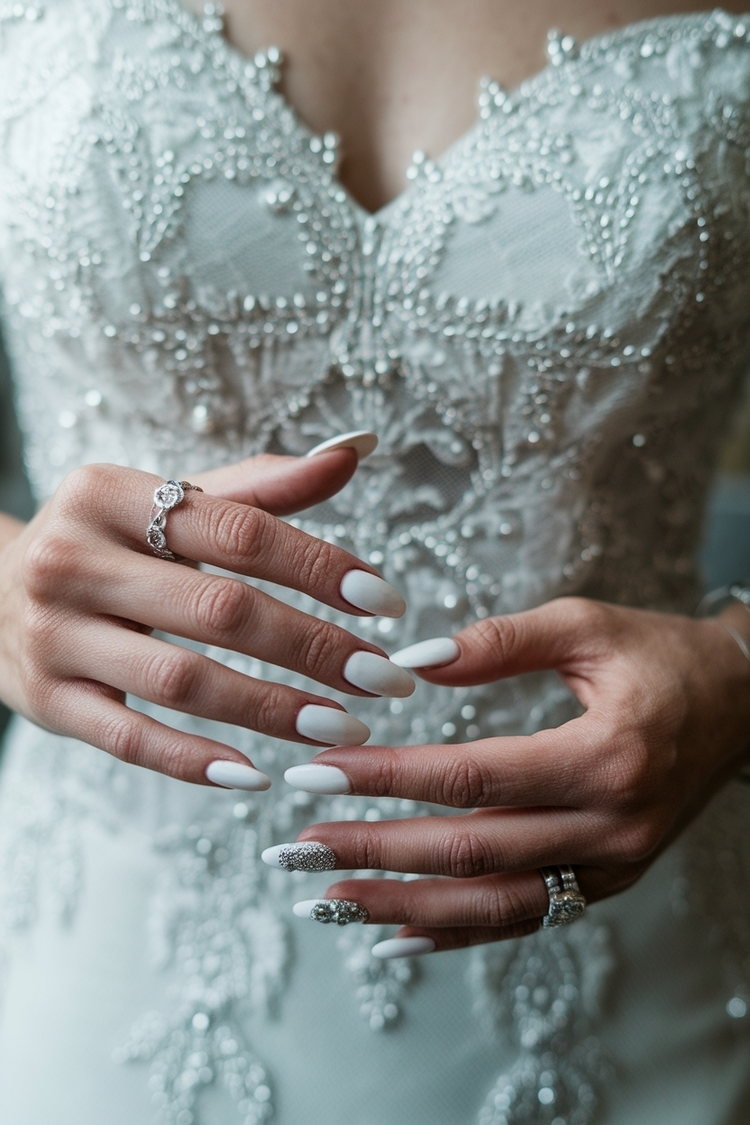 Mother of the Bride Nails: Elegant Choices for Moms outfit idea