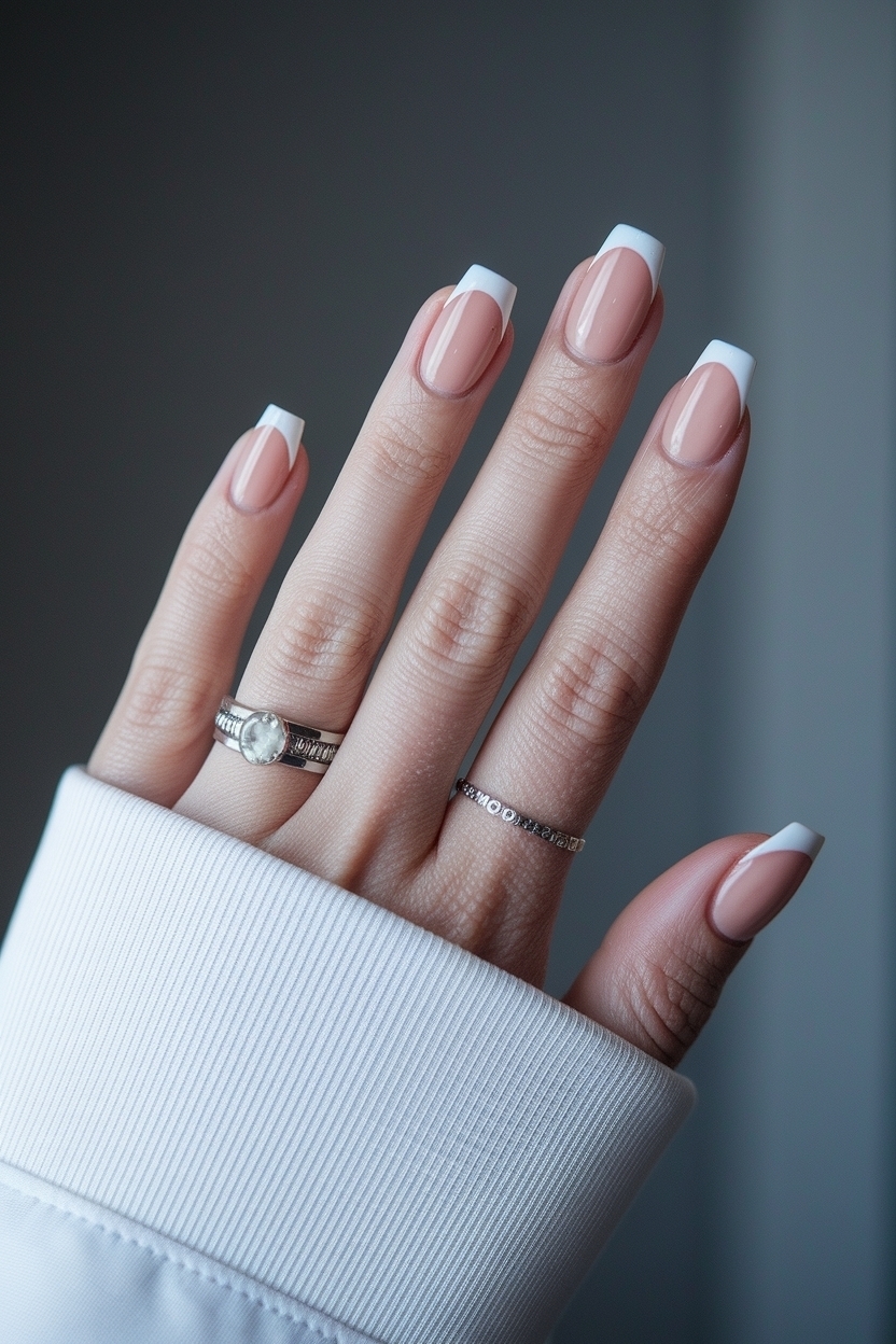 Nail Ideas French Tip Classy for Elegant Styles outfit idea