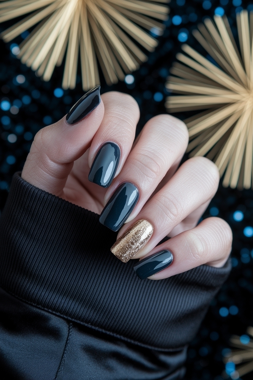 Nails for New Years Eve: Dazzling Choices for the Celebration outfit idea